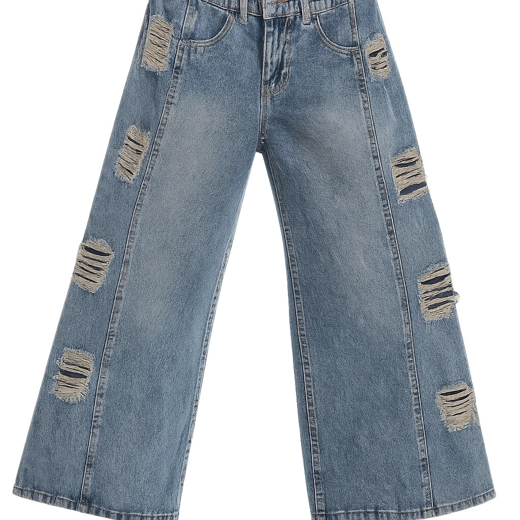 شلوار جین شافل 100346