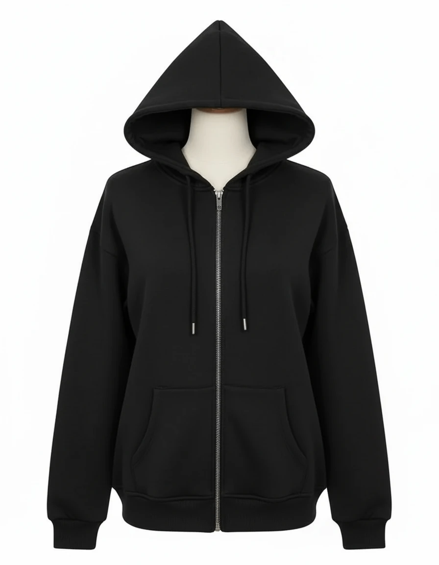 هودی زیپ‌دار دخترانه ترک کد 120010