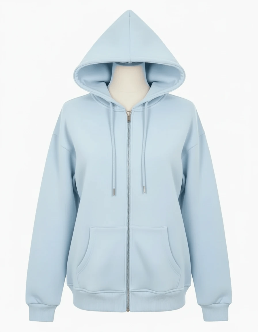 هودی زیپ‌دار دخترانه ترک کد 120010